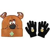Scooby Doo Knitted Cuff Hat with Gloves for kids