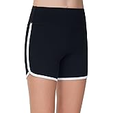 THE GYM PEOPLE Girl's High Waisted Workout Shorts Lightweight Athletic Dolphin Lounge Yoga Shorts