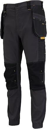 DEWALT Bainbridge Men's Pro-Stretch Work Trousers W32/L31 Black/Grey view 5