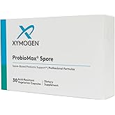 Xymogen ProbioMax Spore Probiotics for Women & Men - Spore Based Probiotic Support - Nourish Your Gut Microbiome & Digestive Health, Promote Bowel Regularity - Vegetarian & Shelf-Stable (30 Capsules)