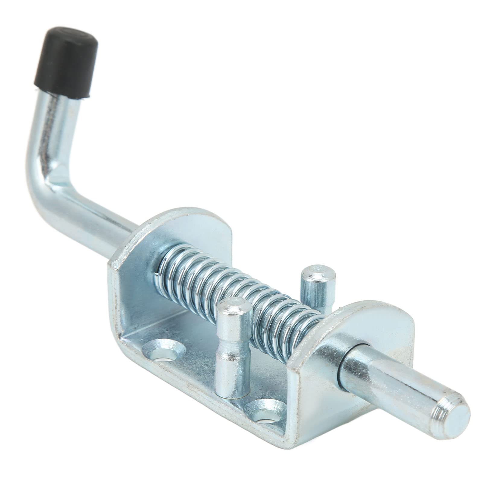 Headerbs Gate Latch Pin, 12x171mm RV Trailer Gate Spring Loaded Latch Pin Barrel Bolt Carbon Steel Galvanized for Chest Door Container Cabinet