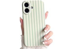 Lovmooful Compatible for iPhone 16 Case Cute Color Striped with Aesthetics Design for Girls Women Soft TPU Shockproof More Pr