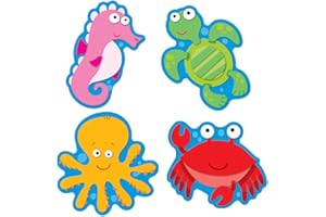 CARSON DELLOSA EDUCATION Carson Dellosa 36-Piece Colorful Sea Life Bulletin Board Cutouts, Colorful Sea Creatures Cutouts for Bulletin Boards, Sea Creatures Ocean Classroom Décor for Aquatic Classroom