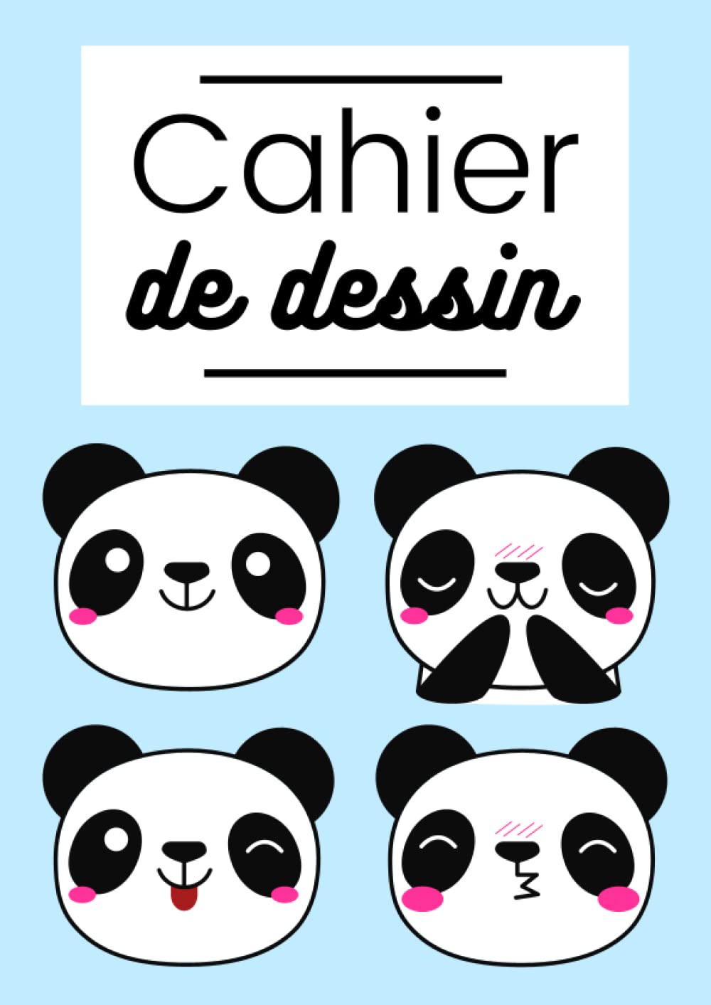 Cahier De Dessin Enfant Carnet De Dessin Pour Enfant Motif Panda Kawaii 100 Pages Cadeau Pour Anniversaire Noel Enfant Carnet De Dessin Kawaii Books Amazon Ca