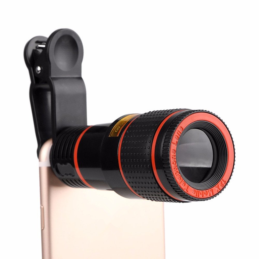 Smart Phone Camera Lens Kit, HighGrade 12 x Zoom Lens Universal