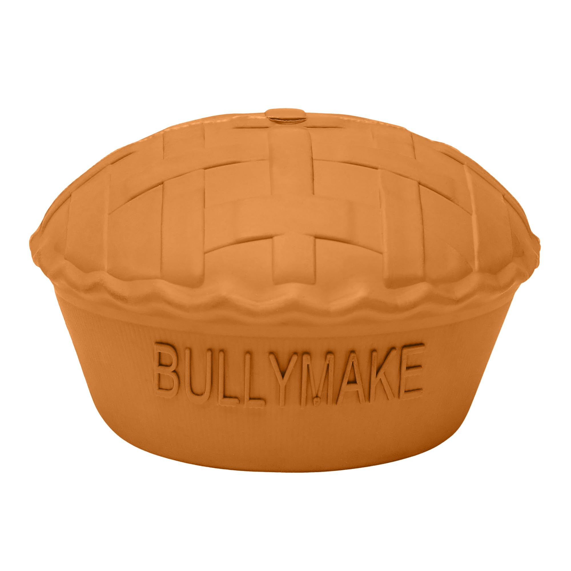 BULLYMAKE Ballistic Pie, Rubber Chew Toy for Dogs - Treat Stuffing Toy