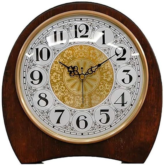 Kaminuhren Tisch Massivholz Kamin Schreibtischuhr Dekorative Batterie