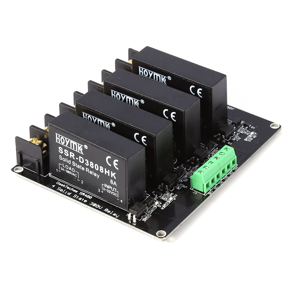 380V 8A 4-Channel Durable Solid State Relay Board - High-Power Industrial Automation and Control Solutions - Professional Grade SSR Switch Controller