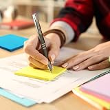 OWLKELA Coloured Sticky Notes 800pcs 75x75mm 8 Pads 100 Sheets Each view 5