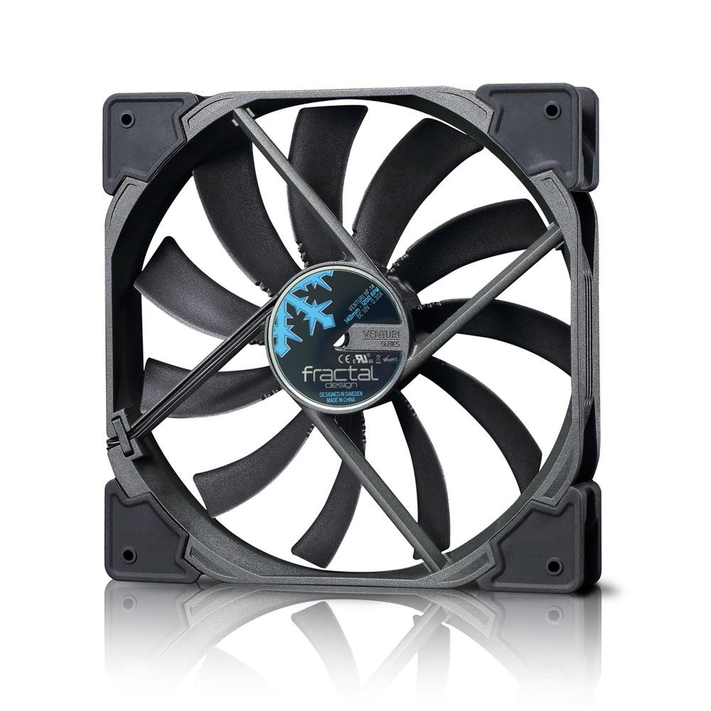 Fractal Design Venturi FBA_HP-12 PWM Cooling Fan - Black