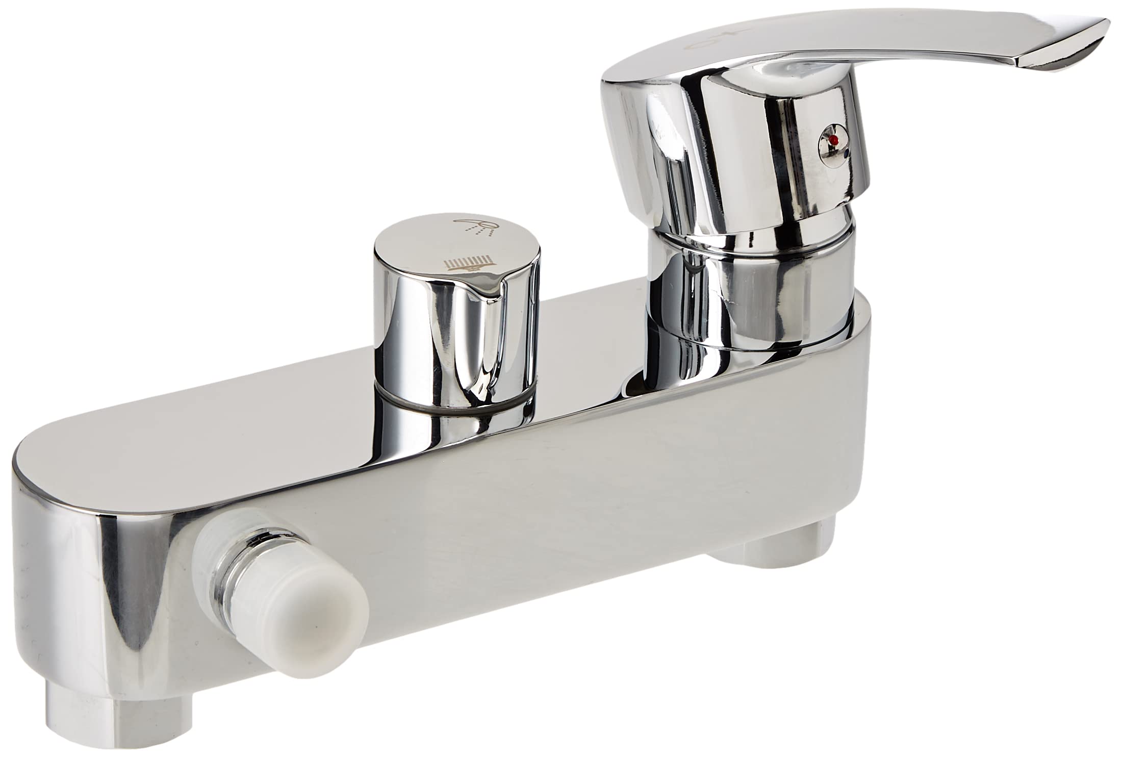 Kibath CAN/VER Mixer tap Compatible with The vast Majority of Shower Columns, Built-in Diverter to Switch from Shower to Spray, Genuine