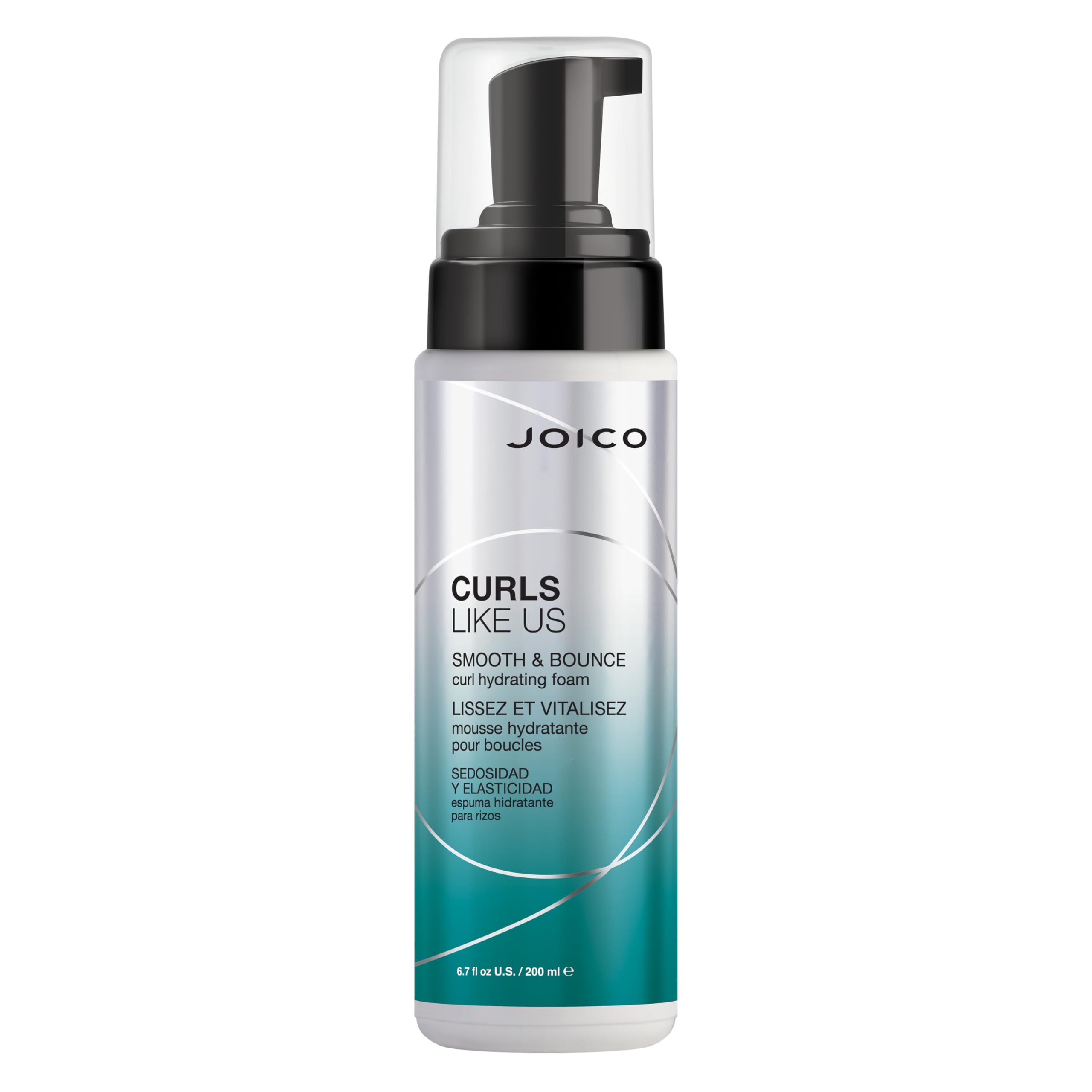 Photo 1 of Joico Curls Like Us Smooth & Bounce Curl Hydrating Foam | For Curly Hair | Reduce Frizz | Enhance Curl Patterns | 72-Hour Humidity Protection | With Moringa Seed & Algae Oil | 6.7 Fl Oz