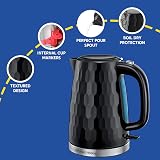 Russell Hobbs Honeycomb 1.7L Cordless Electric Kettle, Fast Boil 3KW view 3