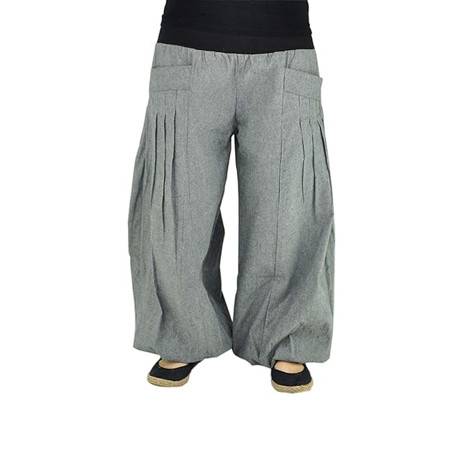 virblatt Pantalones Yoga Unisex Hechos de algodón Cómodo de Usar. Pantalones Yoga Yogazeit