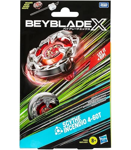 Beyblade X, Pião, Arrow Wizard 4-80B - Conjunto de Brinquedo Tipo