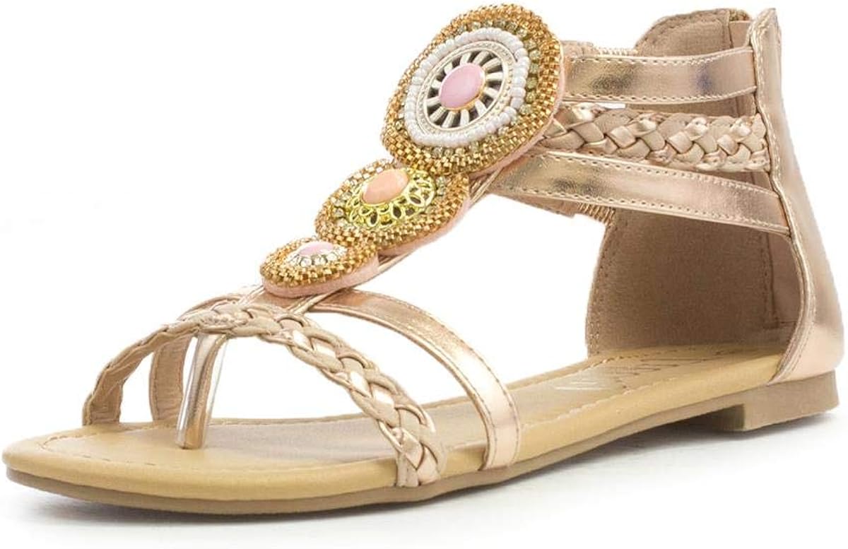 ladies gold gladiator sandals