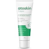 Atoskin Eczema Cream, Psoriasis & Folliculitis Soothing Lotion, For Drying, Itching and Dermatitis Irritation, Gentle Moisturizer For Adults & Kids with Shea Butter & Sweet Almond Oil (1.01 Oz)