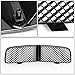 Compatible with 06-10 Dodge Charger ABS Plastic Sport Mesh Front Bumper Grille (Black) - 1st Gen LX