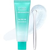 BRING GREEN Tea Tree Cica Sebum Cleaning Gel Set | Korean Blackhead Remover & Pore Minimizer with Pore Cleaner Tool | Sebum Softener for Face, Nose & Chin | Gentle Alternative to Pore Strips & Vacuums