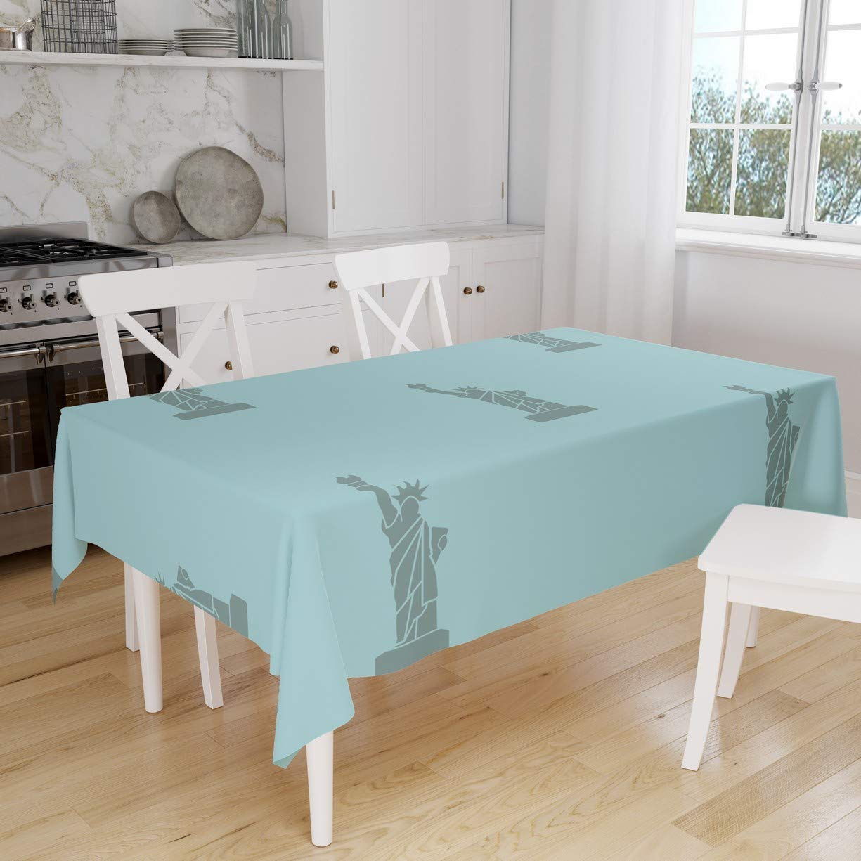 Bonamaison Kitchen Decoration, Tablecloth, 140cm x 160cm - Designed and Manufactured in Turkey