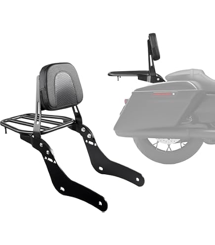 Dossier Conducteur Sissy Bar Pour Kawasaki Vulcan S 650 2015-2023 - Avec Porte-bagages | GYMARK