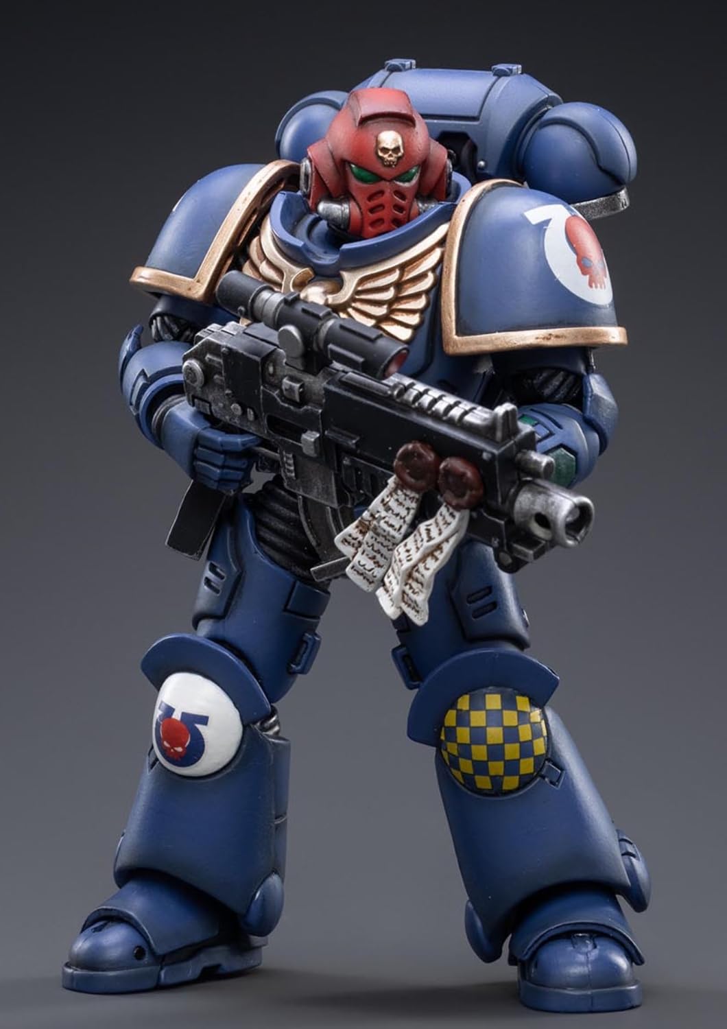 HiPlay JoyToy Warhammer 40K Collectible Figure: Ultramarines Heroes of The Chapter Brother Veteran Sergeant Castor 1:18 Scale Action Figures JT2474