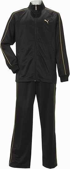 Amazon Co Jp Puma プーマ メンズ ジャージ上下セット 02ブラックゴールド O スポーツ アウトドア