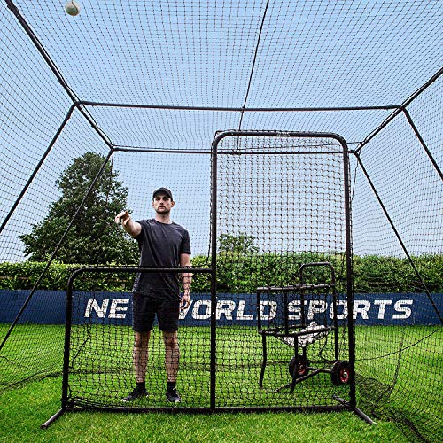 image for Net World Sports Fortress Regulation Baseball L-Screen [7ft x 7ft] - P