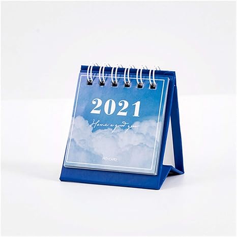 Amazon Co Jp デスクトップカレンダ 21サンムーンスターシリーズミニデスクトップペーパーランドスケープカレンダーデュアルデイリースケジューラテーブルプランナー年間アジェンダオーガナイザー カレンダー Color 5 ホーム キッチン