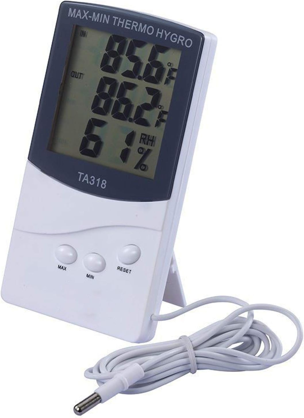 HCFSUK Raumthermometer Hygrometer Indoor Outdoor Elektronisches
