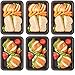 Meal Prep Containers with Lids, 10-Pack BPA Free Food Storage Container Microwaveable Dishwasher & Freezer Safe Black Plastic Bento Lunch Boxes, Reusable Portion Control - DuraHome (1 Compartment)