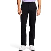 IZOD Men
s Performance Stretch Straight Fit Flat Front Chino Pant