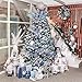Valery Madelyn 30ct 60mm Winter Wishes Silver Blue Shatterproof Christmas Ball Ornaments Decoration for Christmas Tree