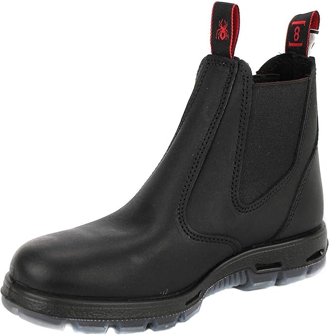 RedbacK Women's Leather Usbbk Safety Boots 12 UK Black Boots