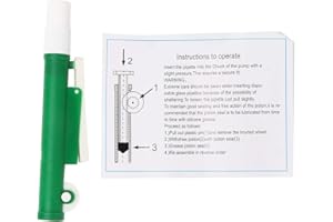 Manual Pipette Controller 10ml Pipette Pump for Laboratory Use Compatible with Glass and Plastic Pipettes