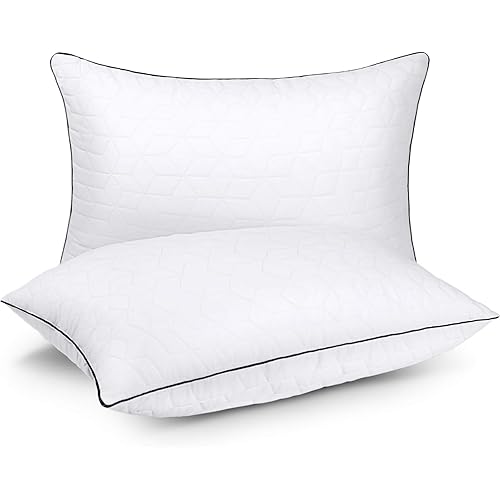 SENOSUR Bed Pillows for Sleeping 2 Pack, King Size Hotel Pillow, Down Alternative Pillows Set of 2, Luxury Plush Gel Pillows for Side Back and Stomach Sleeper