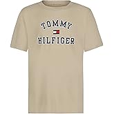 Tommy Hilfiger Boys' Short Sleeve Graphic Crew Neck T-Shirt, Soft, Comfortable, Relaxed Fit
