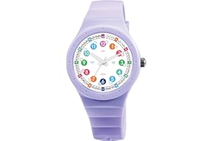 SYOYUEX Kids Analog Watch，Waterproof Watch for Kids Boys Girls Ages 3-16，Soft Band Learning Time Teacher Easy to Read Analog Sport Outdoor Children Watches, Luminous Watch, Kids Gifts，Boys Girls Watch