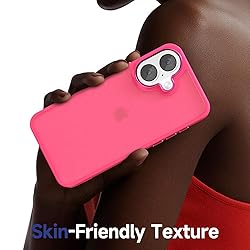 oakxco for iPhone 16 Case Matte Clear, Translucent