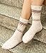 ADFOLF 6 Pairs Womens Wool Socks Thick Knit Warm Casual Wool Cozy Crew Winter Socks Christmas Gifts