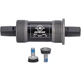 Andeshunk Bicycle Bottom Bracket Square Taper Bike Bottom Bracket for Mountain/MTB/Road/Fat Bike, Optional Square BSA 68mm x 110.5/113/118/120/122.5mm