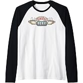 Friends Central Perk Classic Logo Raglan Baseball Tee