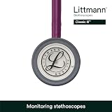 3M Littmann Classic III Monitoring Stethoscope Plum Tube 27 inch 5831 view 4