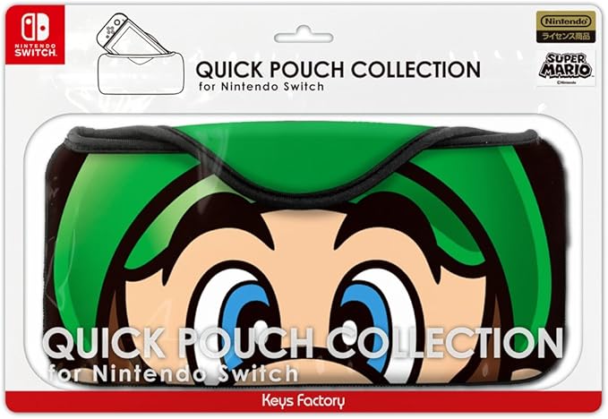 Amazon Quick Pouch Collection For Nintendo Switch スーパーマリオ ルイージ ゲーム