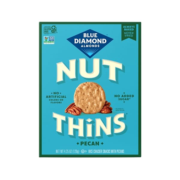 BLUE DIAMOND ALMONDS, PECAN THINS GLUTEN FREE CRACKER...