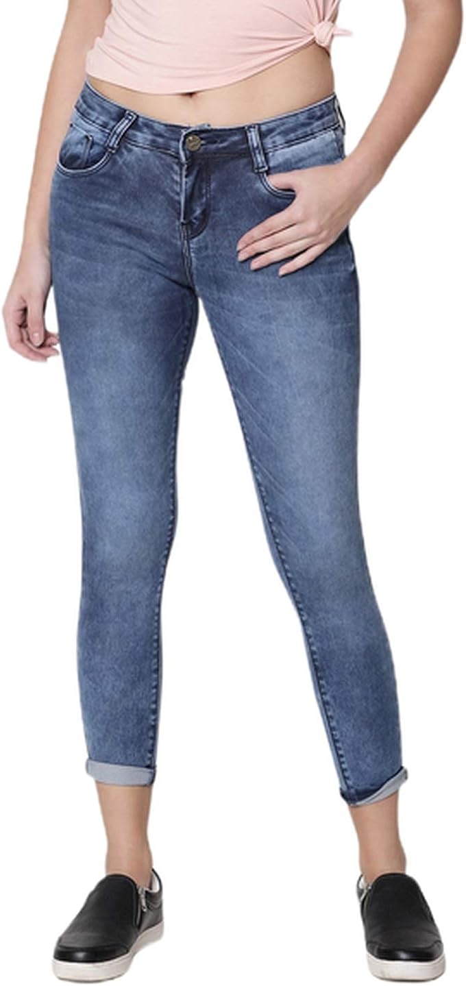 Buy ZHEIA Women's Carrot Skinny Jeans at Amazon.in
