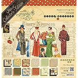 Graphic 45 4501000 Deluxe Collector's Edition Pack, 12 by 12-Inch, Times Nouveau
