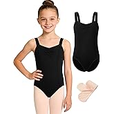 Babene 2Pcs Girls Princess Dance Leotard for Ballet Tank Dancewear, Full Front Lining