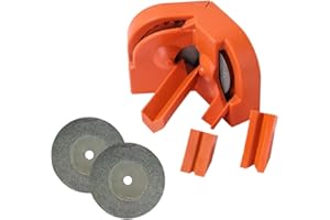 ROWPOZ Multi-function Drill Bit Sharpener, 2026 Upgrade Handheld Drill Bit Sharpening Tool with 2 Grinding Wheels, Drill Bit Sharpener for All Bits(5/64''- 5/8'') (A)