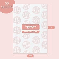 Printable Edible Wafer Paper Sheets from paper2eat